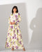 Floral Polyester Maxi Dress 61293